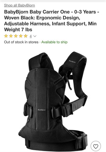Babybjorn baby bjorn carrier - babybjorn,
