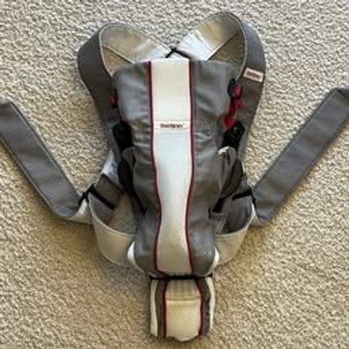 Baby bjorn gray white red - baby,